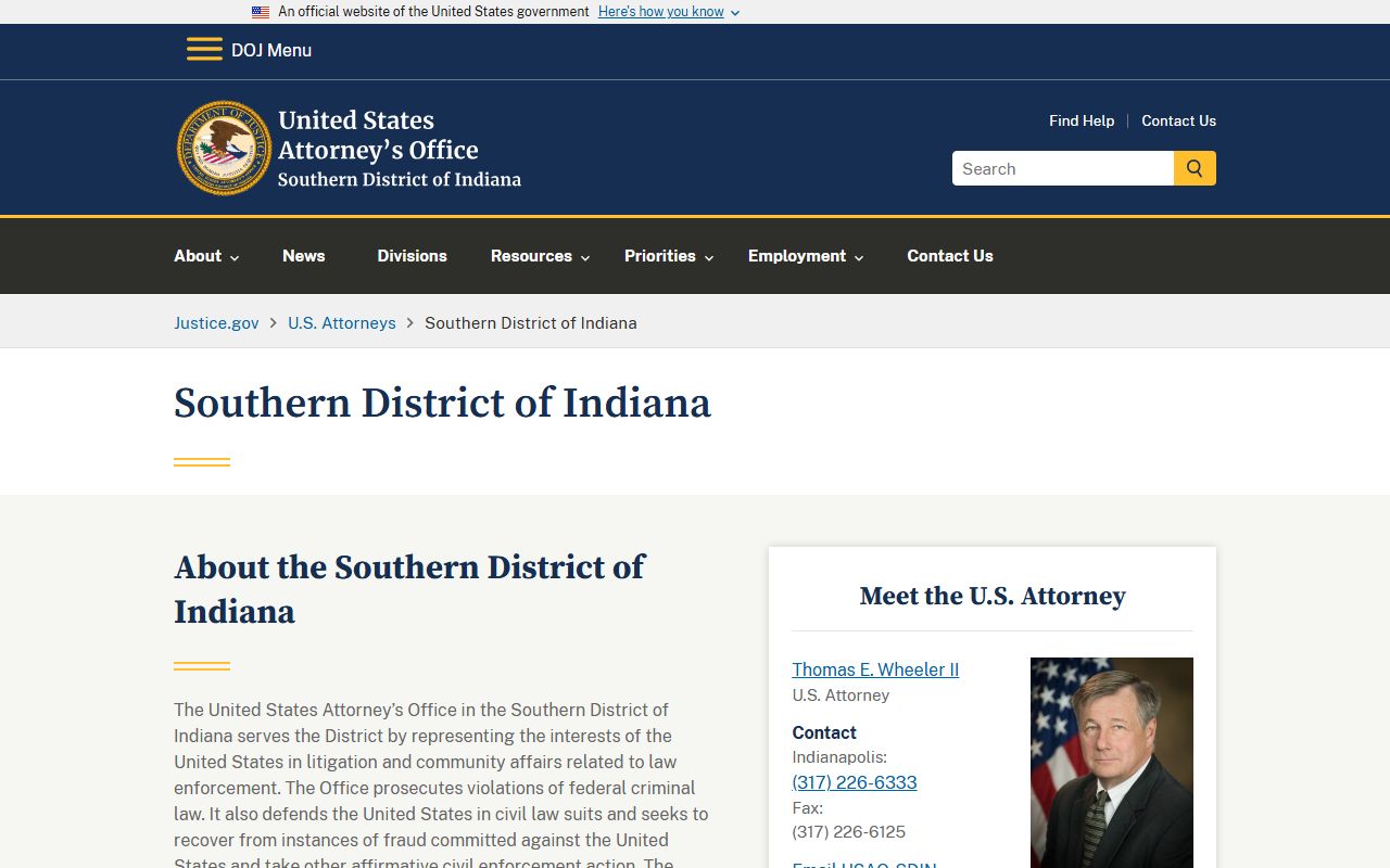 Martin County Clerk records federal prosecutor distinction