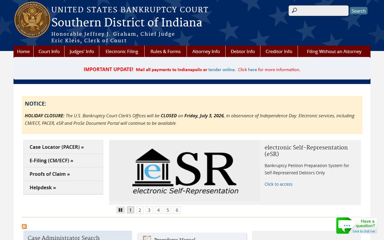 Martin County Clerk records bankruptcy court distinction