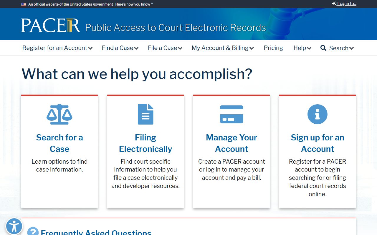 Martin County Circuit Court records PACER federal distinction